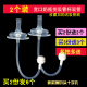 适合贝亲宽口径奶瓶吸管配件格罗咪咪通用转换变学饮杯吸嘴 2个装