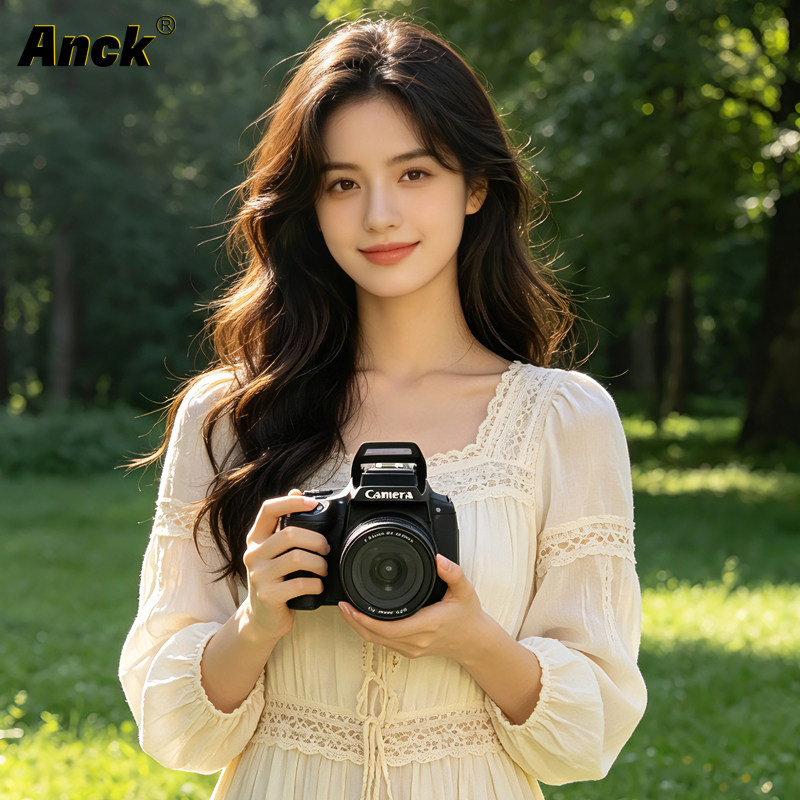 Anck单反腰平取景器相机6800万翻转屏高清VLOG学生补光摄