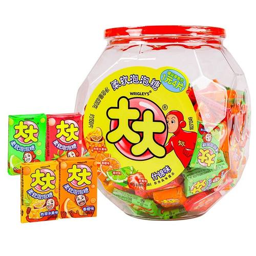 儿童怀旧零食水果味大大泡泡糖
