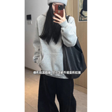 直播品质25年春秋季纯色重磅420克重连帽卫衣A306-W88-P55，女装卫衣/绒衫，电商A306