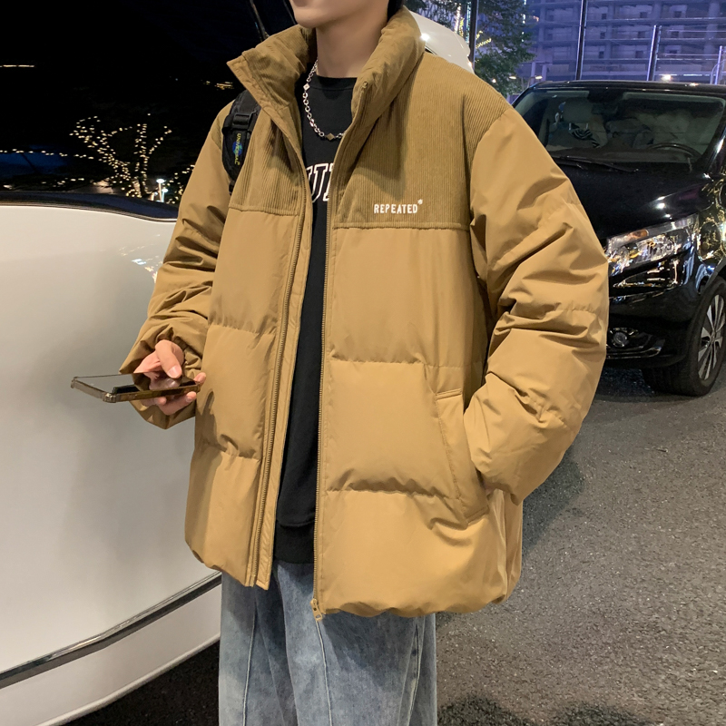 新标90绒带羽绒服立领灯芯绒防风加厚Y102-清仓P238可谈，男装羽绒服，电商A306