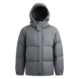 90绒带复古纯色细格百搭连帽羽绒服LMY65108-P245无差价，男装羽绒服，电商A306