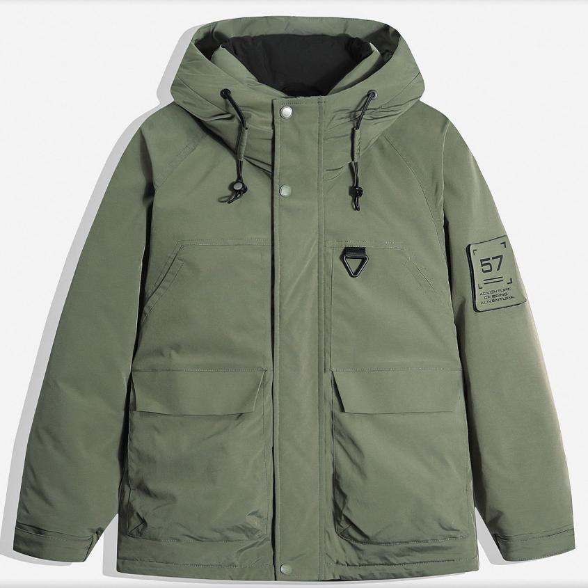 新标90绒带冬季立领羽绒服加厚羽绒衣Y125-清仓P248可谈，男装羽绒服，电商A306