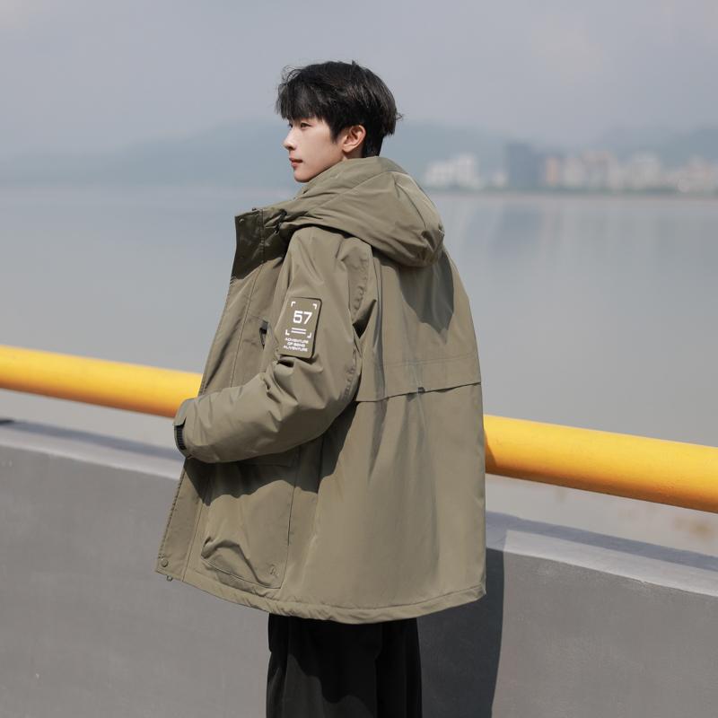 新标90绒带冬季立领羽绒服加厚羽绒衣Y125-清仓P248可谈，男装羽绒服，电商A306