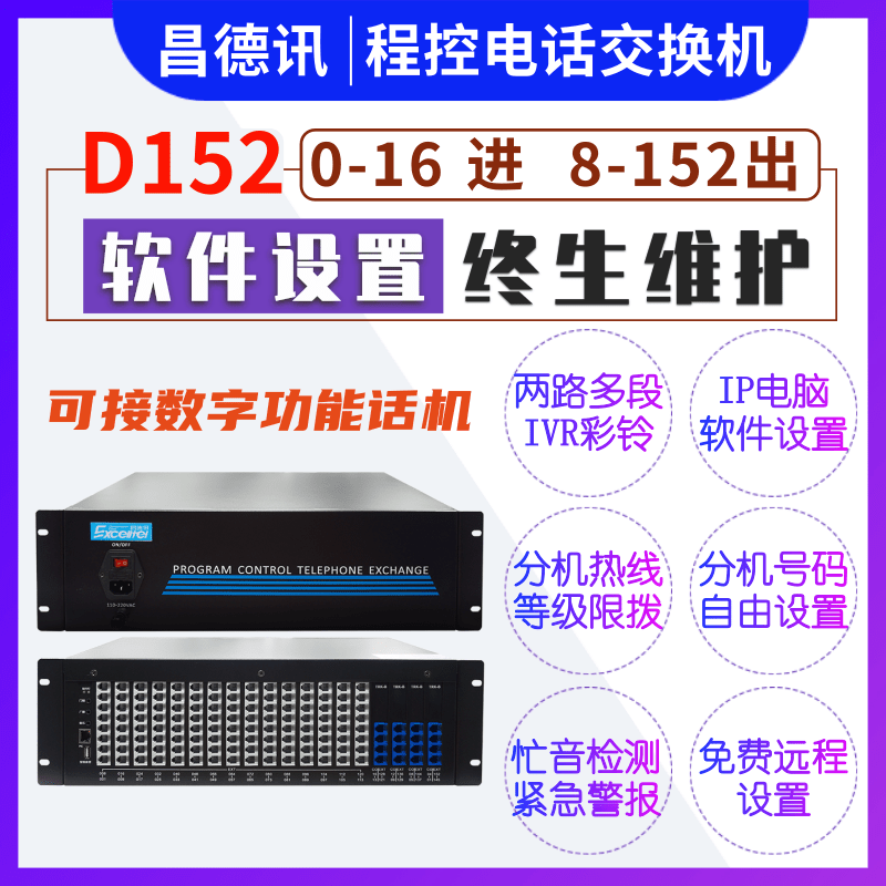 昌德讯D152程控电话交换机4 8进96出112 128 136口PBX电话机128口,办公设备/耗材/相关服务,电话交换机,淘宝优惠券,粉丝福利购,淘宝优惠卷