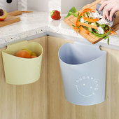 焕龙笑脸厨房垃圾桶壁挂式 家用塑料悬挂纸篓客厅垃圾收纳桶橱柜门