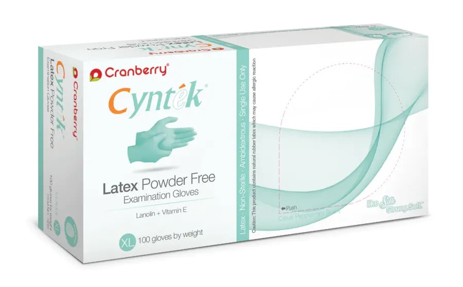 cranberry 美国康保利一次性手套 羊毛脂乳胶手套 薄荷手套