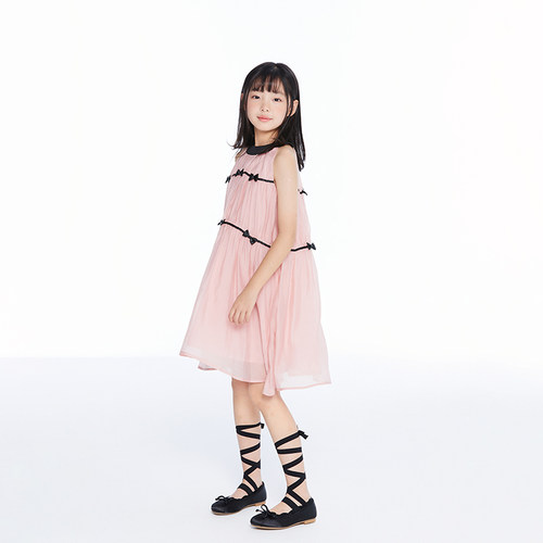 女童法式连衣裙无袖梦幻仙女裙