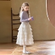 女童A字半身裙25春夏新款 中大童蛋糕裙甜美公主半裙小个子蓬蓬裙