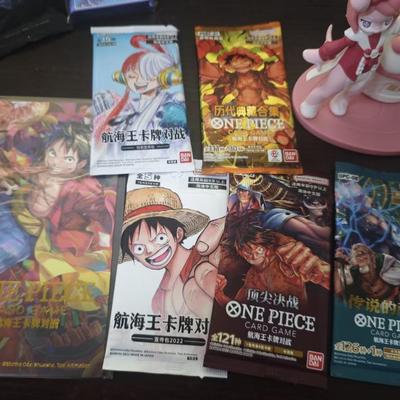 OPCG正版海贼王航海王简中卡包路飞新年红包宣传包补充包电影
