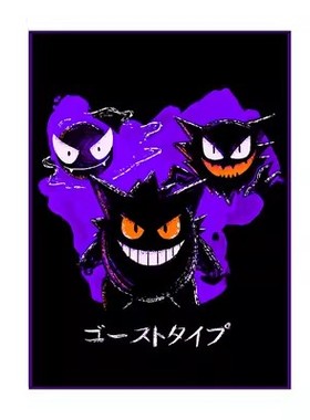 PTCG耿鬼卡套66*91DTCG宝可梦WS数码万智牌套内套保护妹套DIY