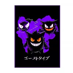 PTCG耿鬼卡套66*91DTCG宝可梦WS数码万智牌套内套保护妹套DIY