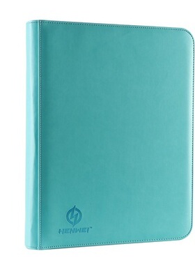 恒威9格活页卡册内页英雄对决游戏王宝可梦球星卡拉链收藏收纳册