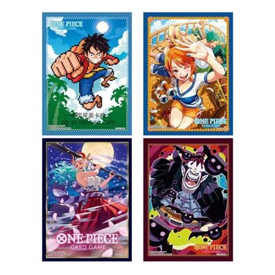 OPCG海贼王航海王官方卡套8 大和/路飞/奈美/莫利亚6692宝可梦