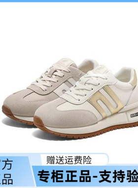 国内专柜正品2025春款百丽小金甘复古阿甘鞋厚底女单鞋D5P1 D5P1D