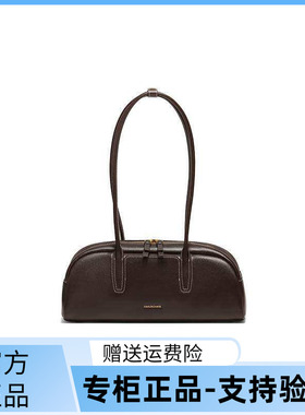 百丽包包女25商场同款云贝法棍包牛皮通勤斜挎手提波士顿BL882AX6