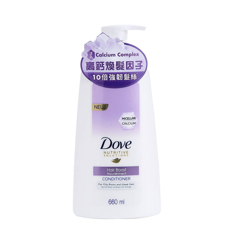 多芬 DOVE轻焕强韧润发乳660ML深层修护健康头皮植萃精油洗发乳版