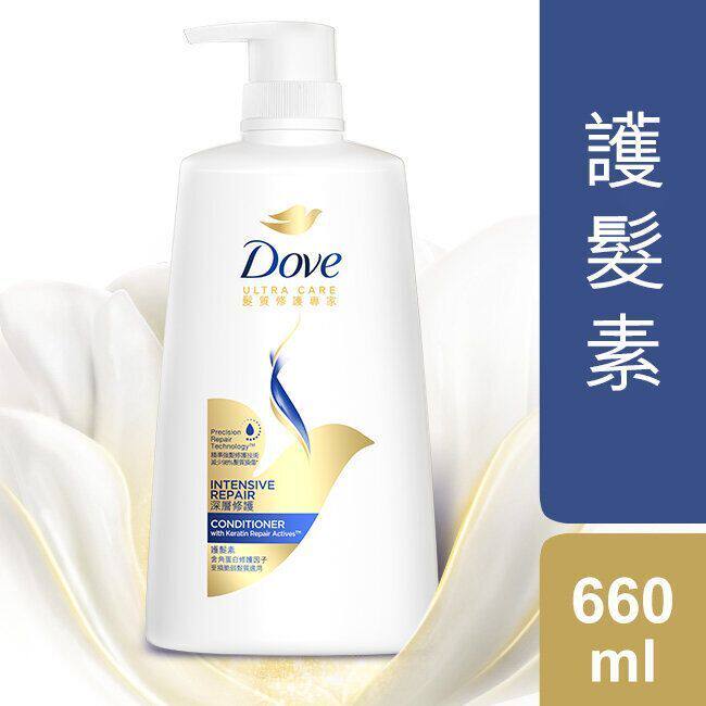 多芬 深层修护润发乳护发套装植萃精油660ml挤压瓶多种发质进口版