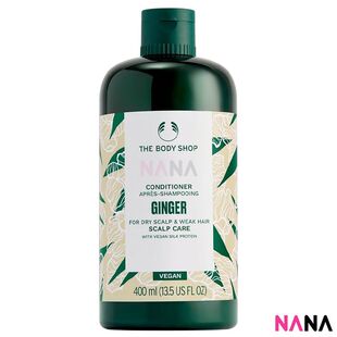 进口The Body Shop生姜头皮护理护发素400ml所有发质挤压瓶防脱发