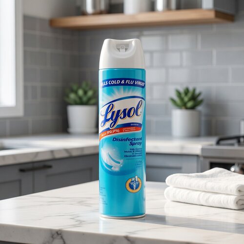 Lysol 优惠消毒喷雾清新亚麻味喷雾剂室内有效家庭消毒家居清洁版