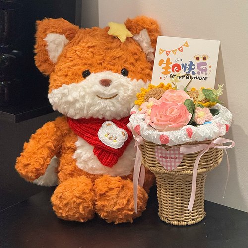 生日礼物玩偶花束送女生闺蜜
