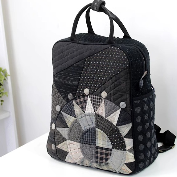 手工DIY材料包/玫瑰拼布材料包/纽约之星双肩包【非成品】是布料