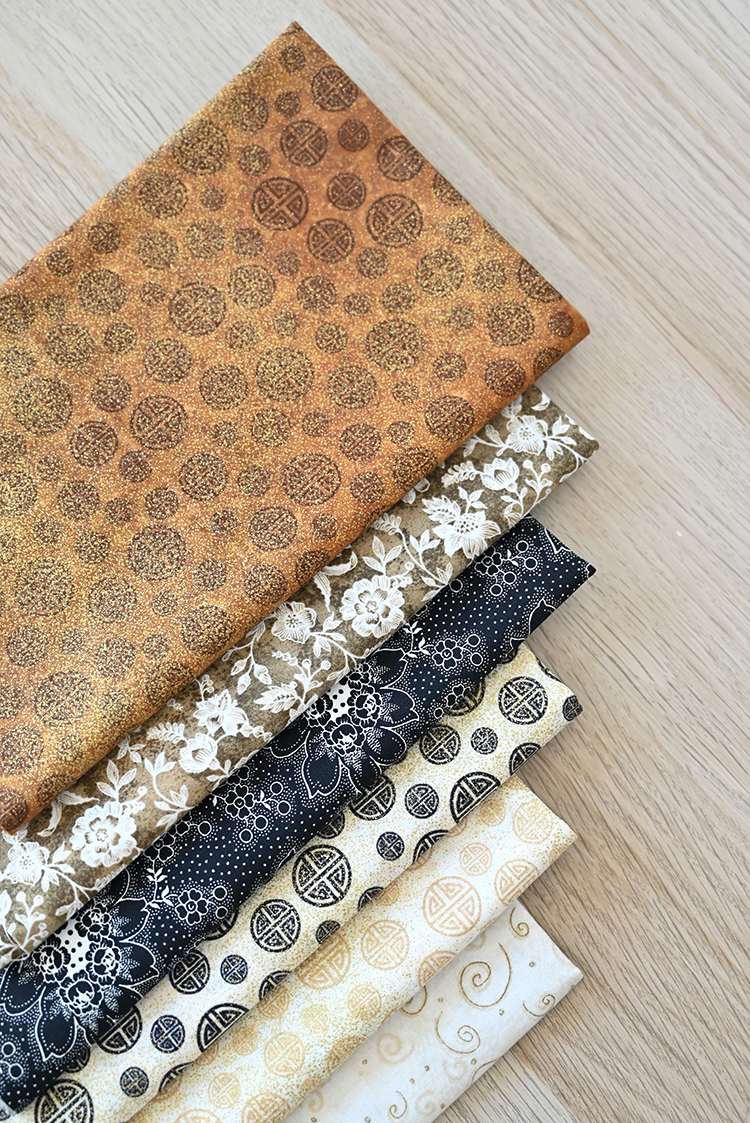 韩国进口拼布布料 纯棉印花布 手工DIY棉布 1/4码单位 0804-07