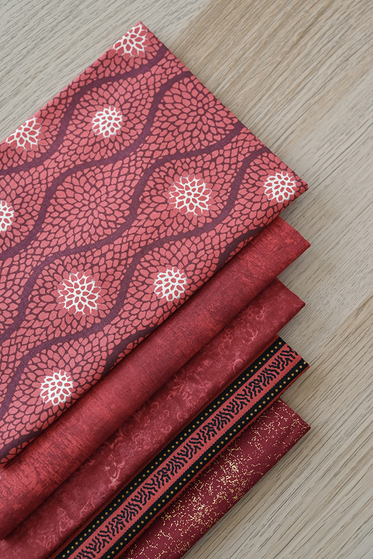 特价 进口拼布布料 美国印花布 手工DIY棉布 5色组 0620-5