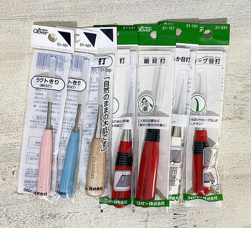 日本CLOVER可乐手工缝纫工具 锥子 21-131/121/101/231/233/241