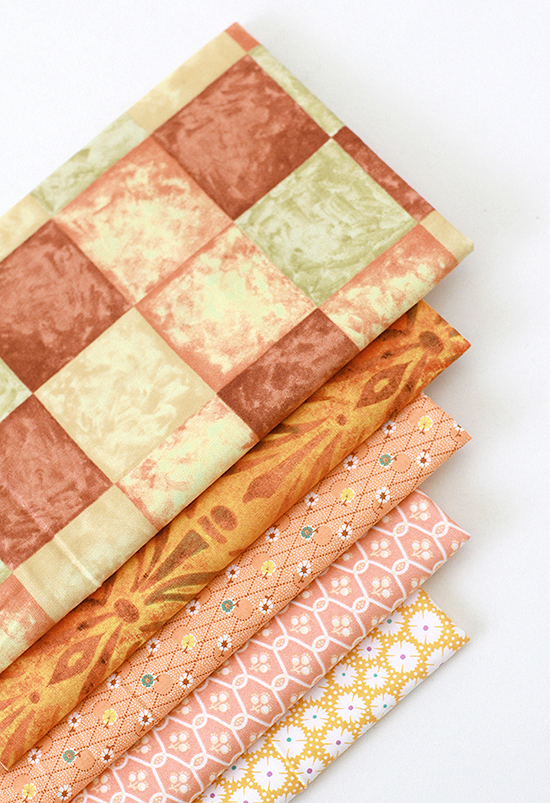 特价 进口拼布布料 美国印花布 手工DIY棉布 5色组 200408-4