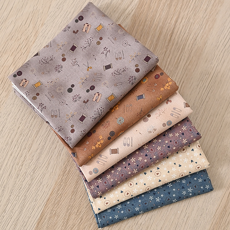 韩国进口面料纯棉印花布拼布棉布