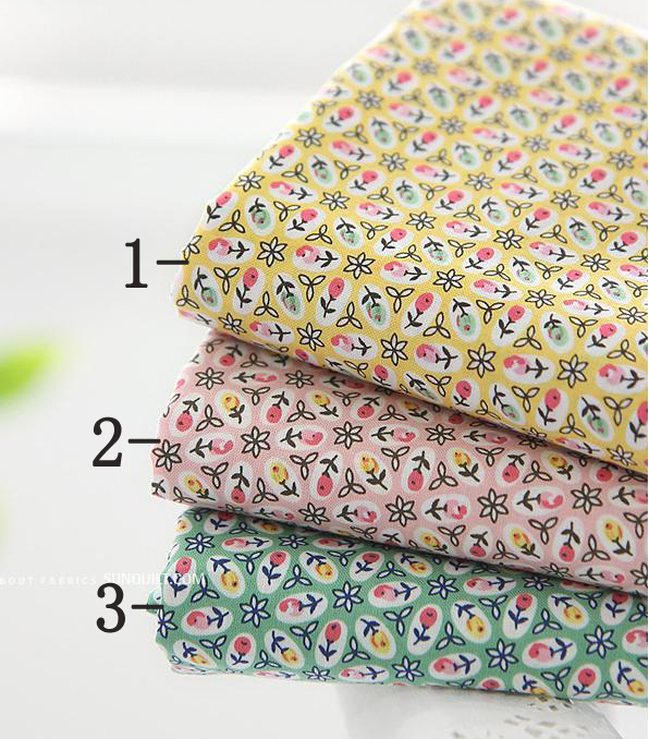 手工DIY棉布/韩国进口拼布布料/印花棉布 1/4码 0526-25