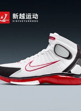 NIKE耐克 Air Zoom Huarache 2K4复古百搭高帮篮球鞋IV3782-100