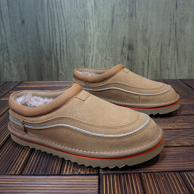 5-11 新款真皮牛皮羊毛雪地靴 情侣靴 套筒短筒靴  保暖靴子