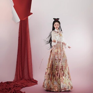 异志阁原创异志录联名【小倩】重工织金妆花明制马面六对褶四季款