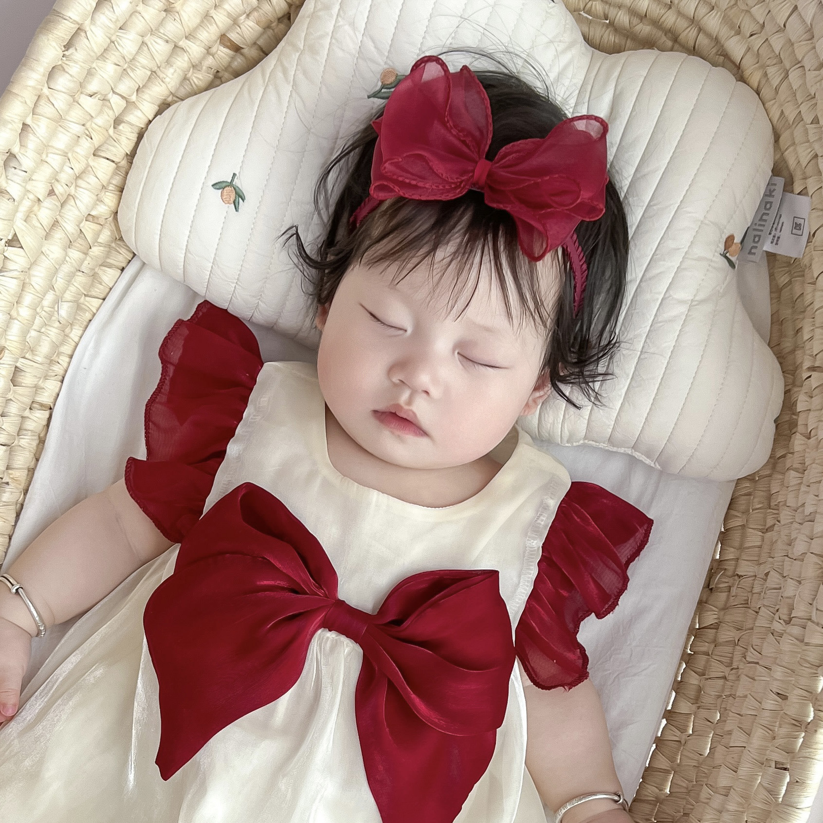 婴儿发带蝴蝶结头饰韩版头带儿童宝宝头绳可爱甜美公主护卤门