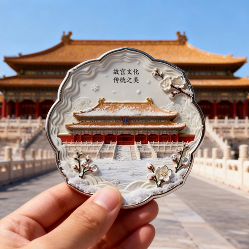 北京故宫金属冰箱贴磁贴2026新款中国城市文创磁吸展示板纪念品