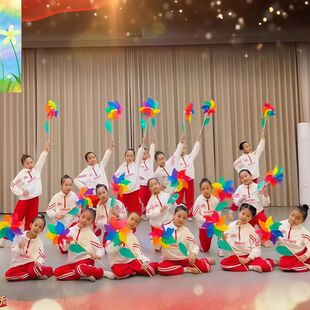 儿童啦啦队演出服装中小学生运动会开幕式团体操表演服幼儿园班服