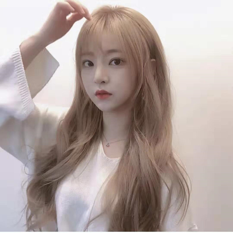 极浅亚麻染发剂女褪色甜橙色白色