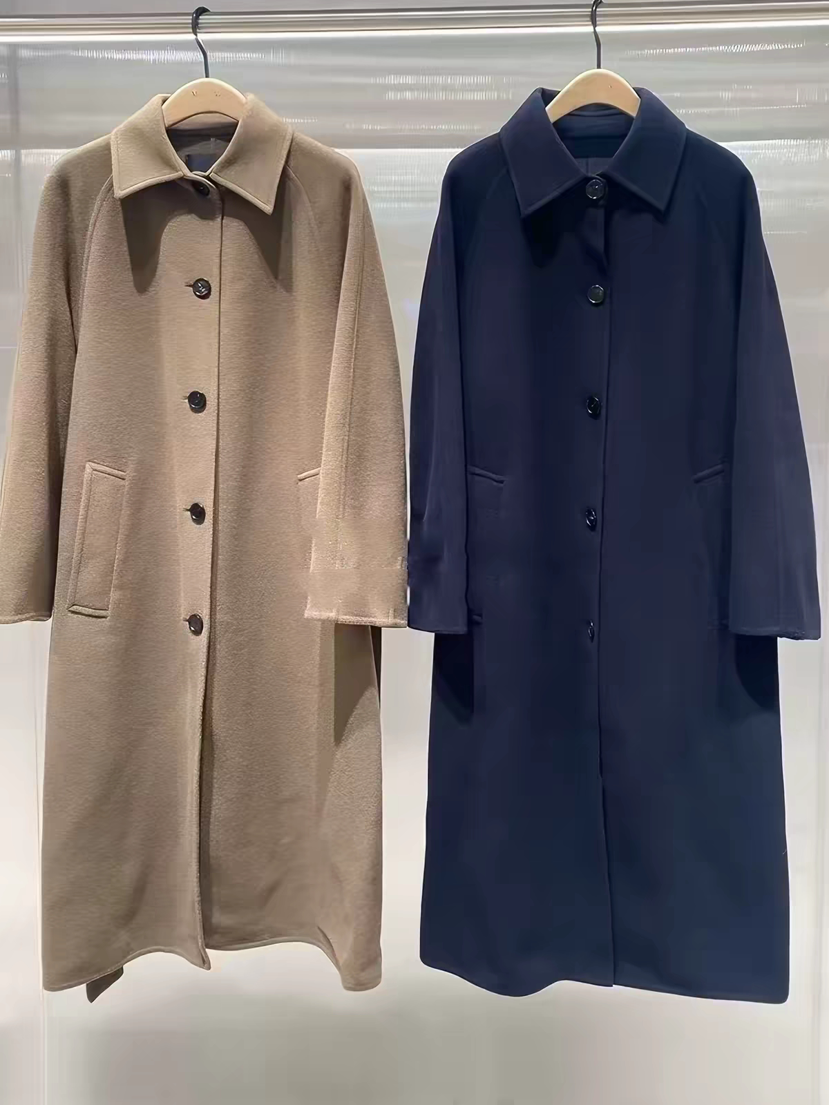 【宋雨琦同款】正品毛呢大衣2026冬新品羊毛附腰带羊绒MBF4OVC004