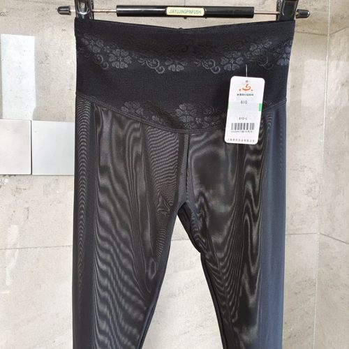 高腰收腹防勾丝踩脚薄款维宾网裤