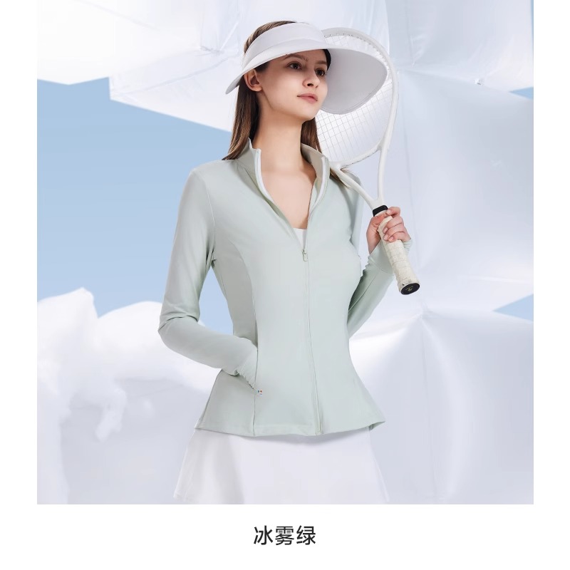 素湃Supield立领修身防晒衣小个子女防晒收腰显瘦防晒服夏F3502