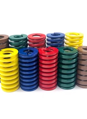 替代米思米型矩形SWL-14/16/18/20/螺旋弹簧扁线压缩蓝色模具弹簧