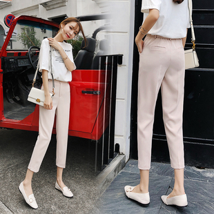 春夏韩版 裤 八九分烟管裤 西装 女xs 矮个子145cm小码 155cm小个子女装