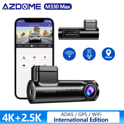 AZDOME M300max 4K Car DVR Dual Cameras Recorder GPS Tracking