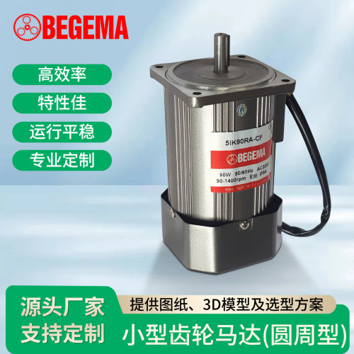 BEGEMA宝戈玛单相齿轮减速小马达