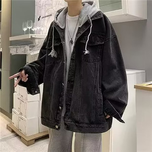 痞帅牛仔外套男款春秋冬季潮流