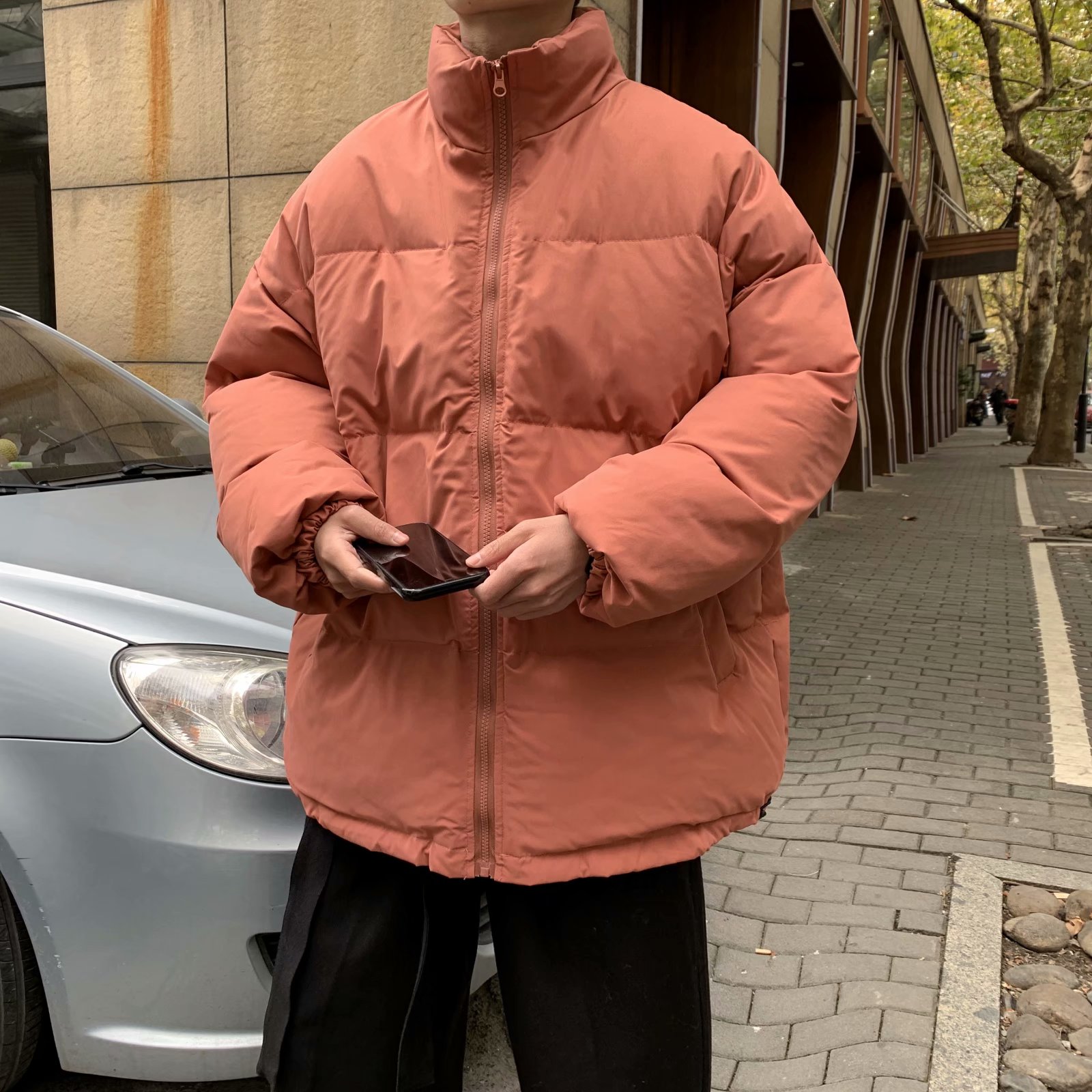 冬季情侣工装休闲港风ins面包服