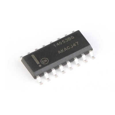 原装正品 MC14053BDR2G SOIC-16 三路2通道模拟多路复用器芯片