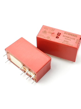 泰科继电器RT314005 RT314012 RT314024 RT314730一组转换 8脚16A